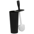 Home Basics Plastic Toilet Brush Holder, Black TB45047